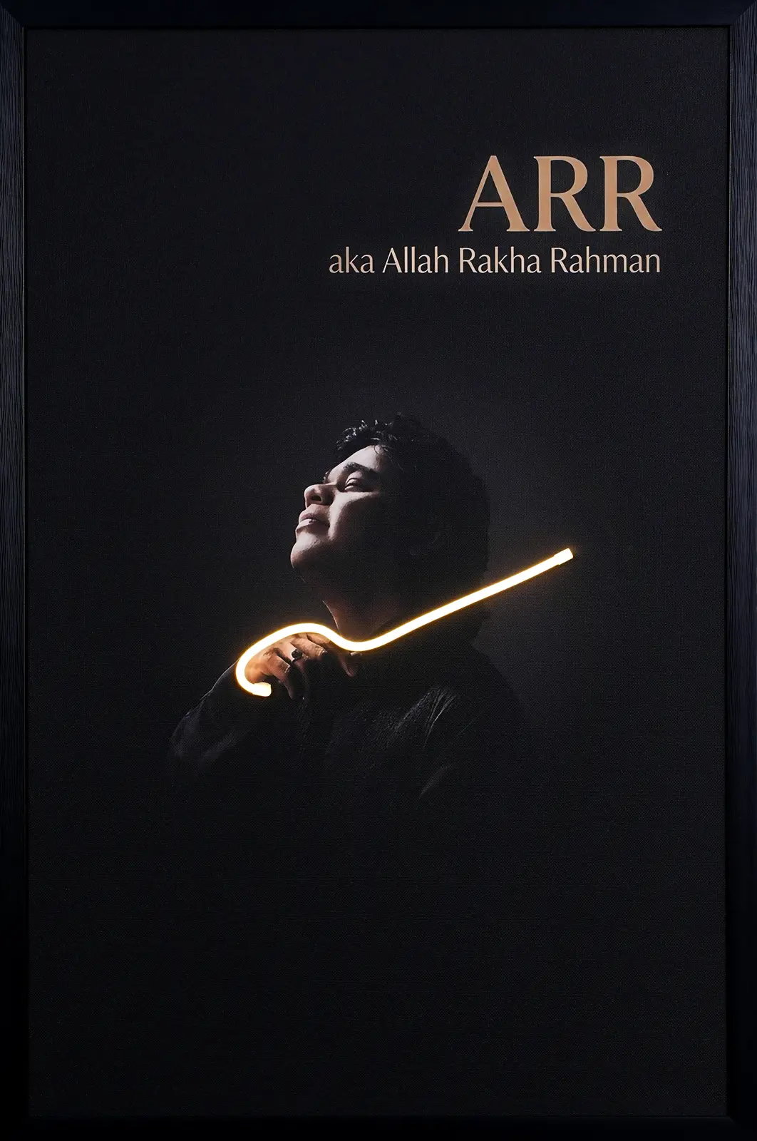 A.R. Rahman Composing LED Wall Decor — Day