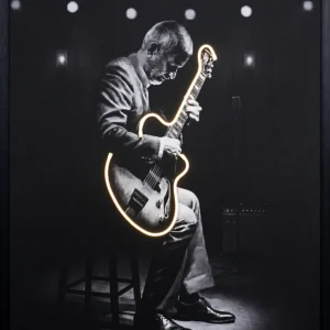 Ilaiyaraaja Guitar LED Wall Decor | Human Form of Divine Music Wall Art