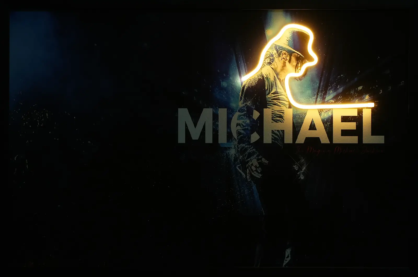 Michael Jackson LED Wall Decor — Night